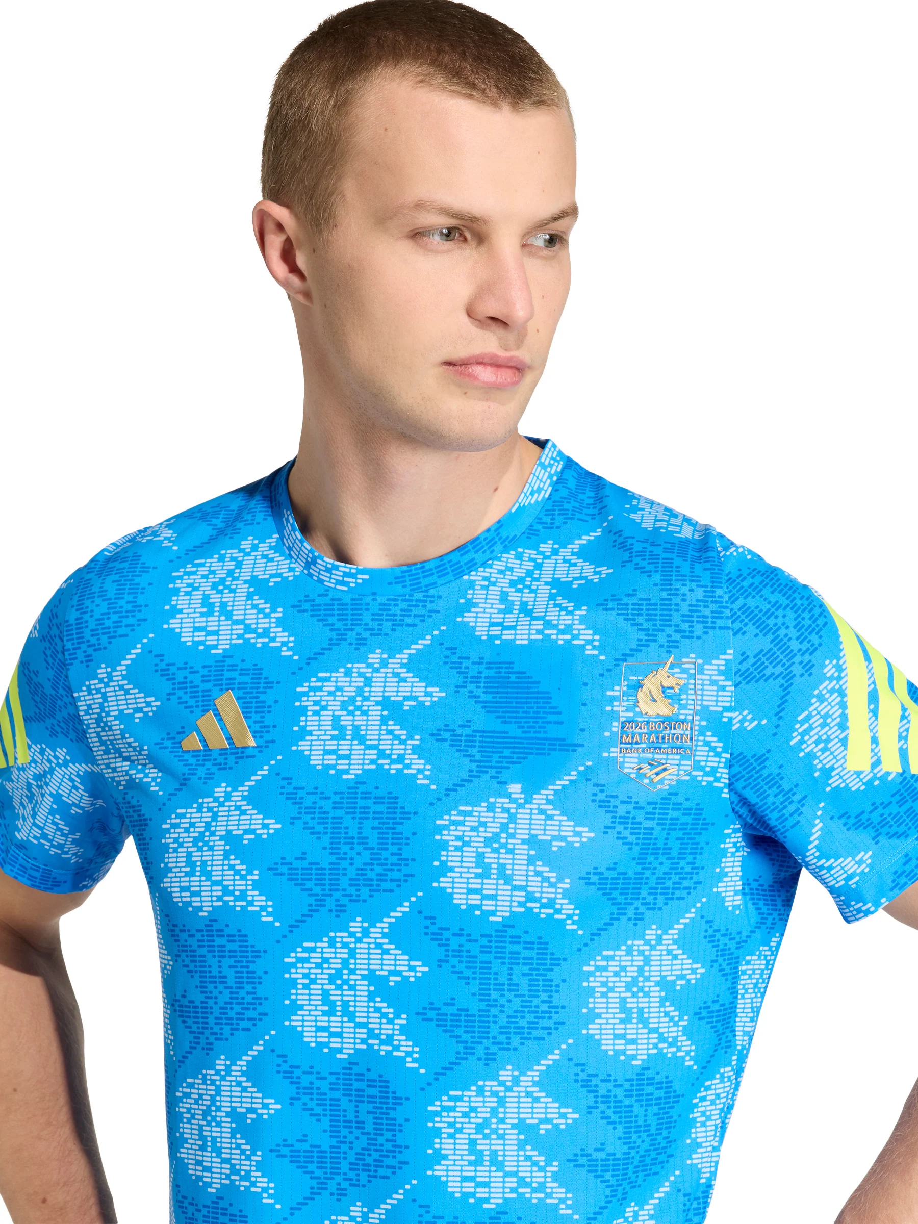 Adidas Men's Boston Marathon® 2026 All Over Print Tee - Image 4