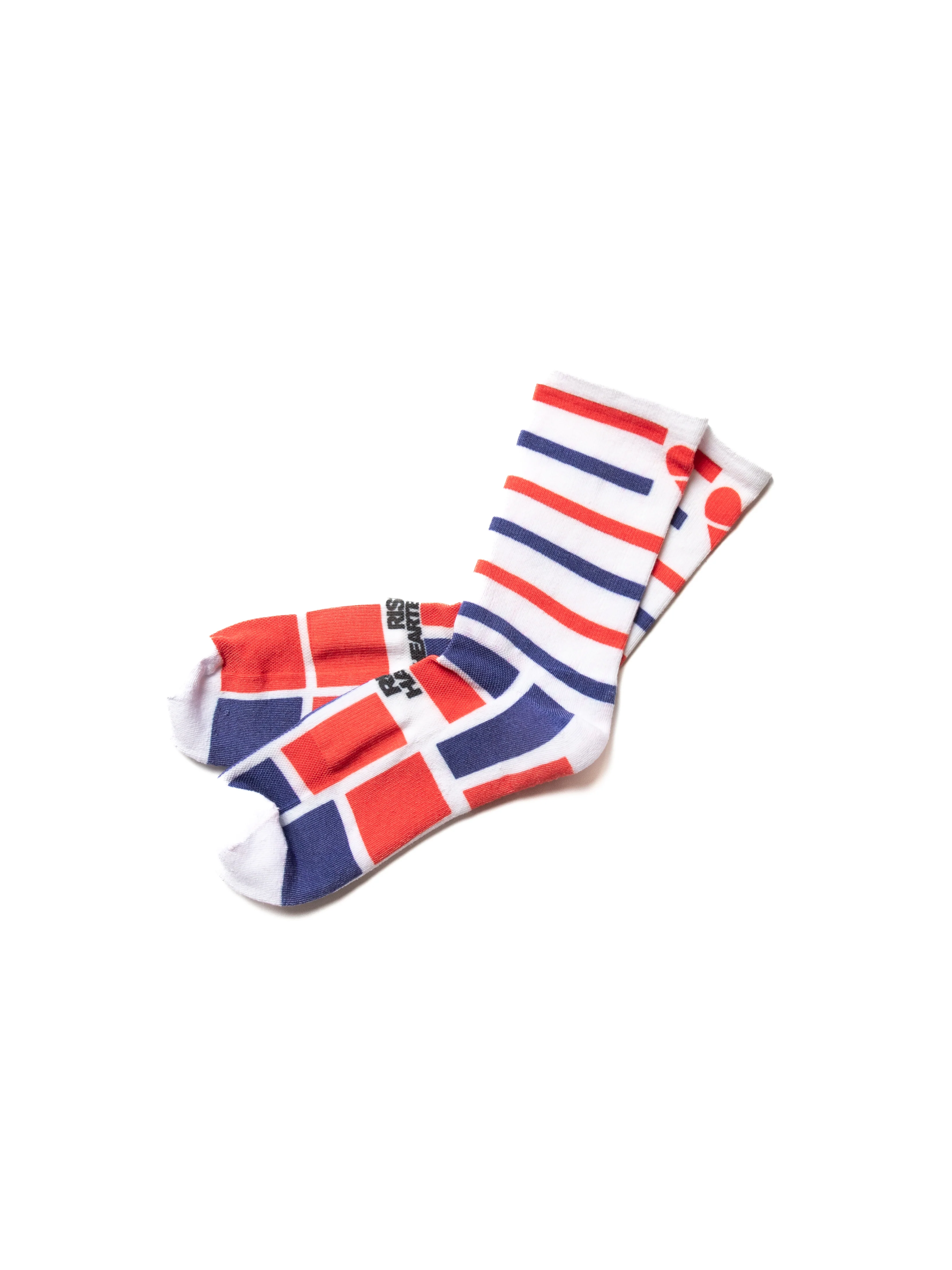 Heartbreak Midweight Crew Performance Running Socks (Striped Collection) - Image 4