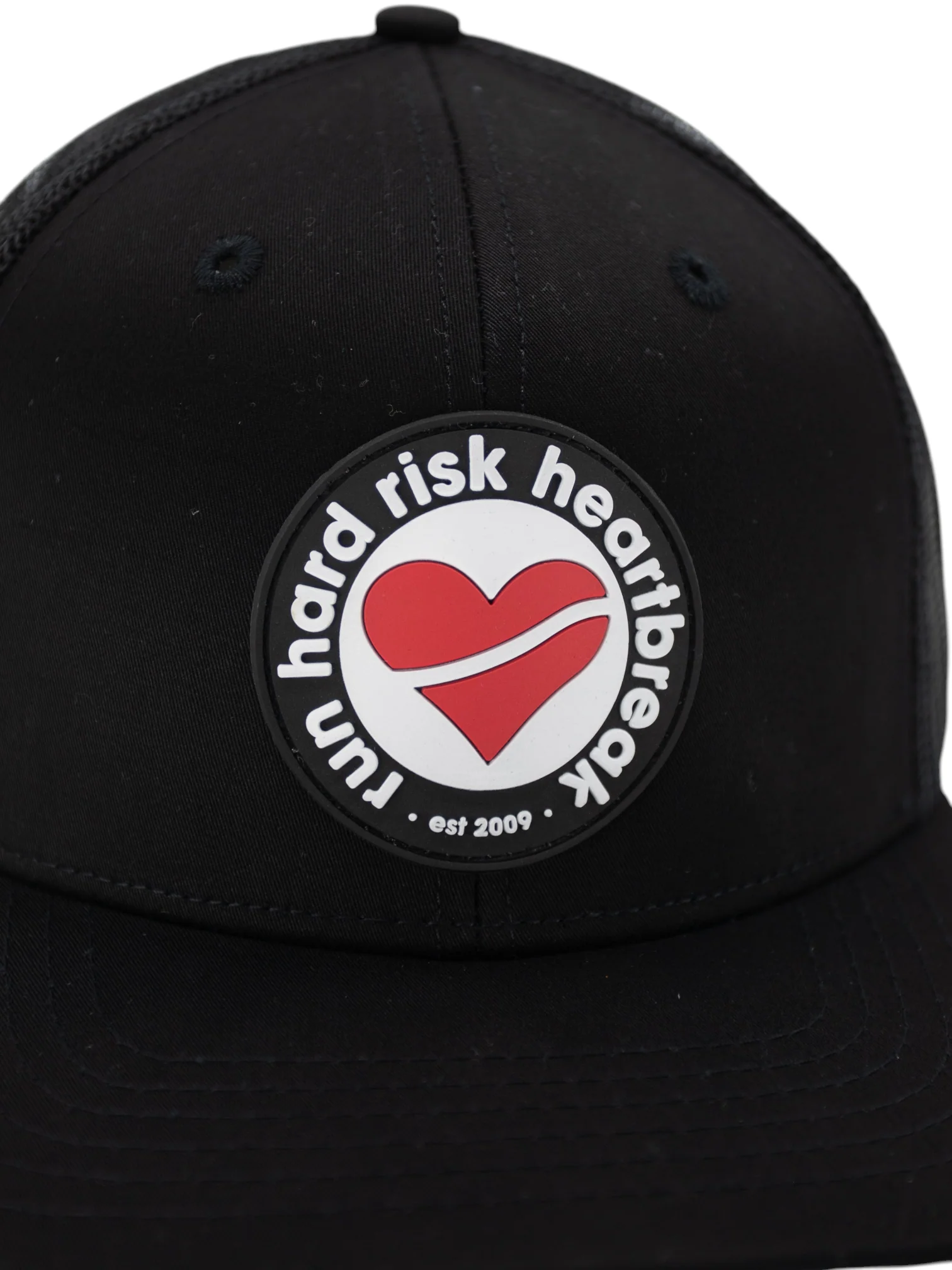 Heartbreak Run Hard Risk Heartbreak Circle Hat - Image 6