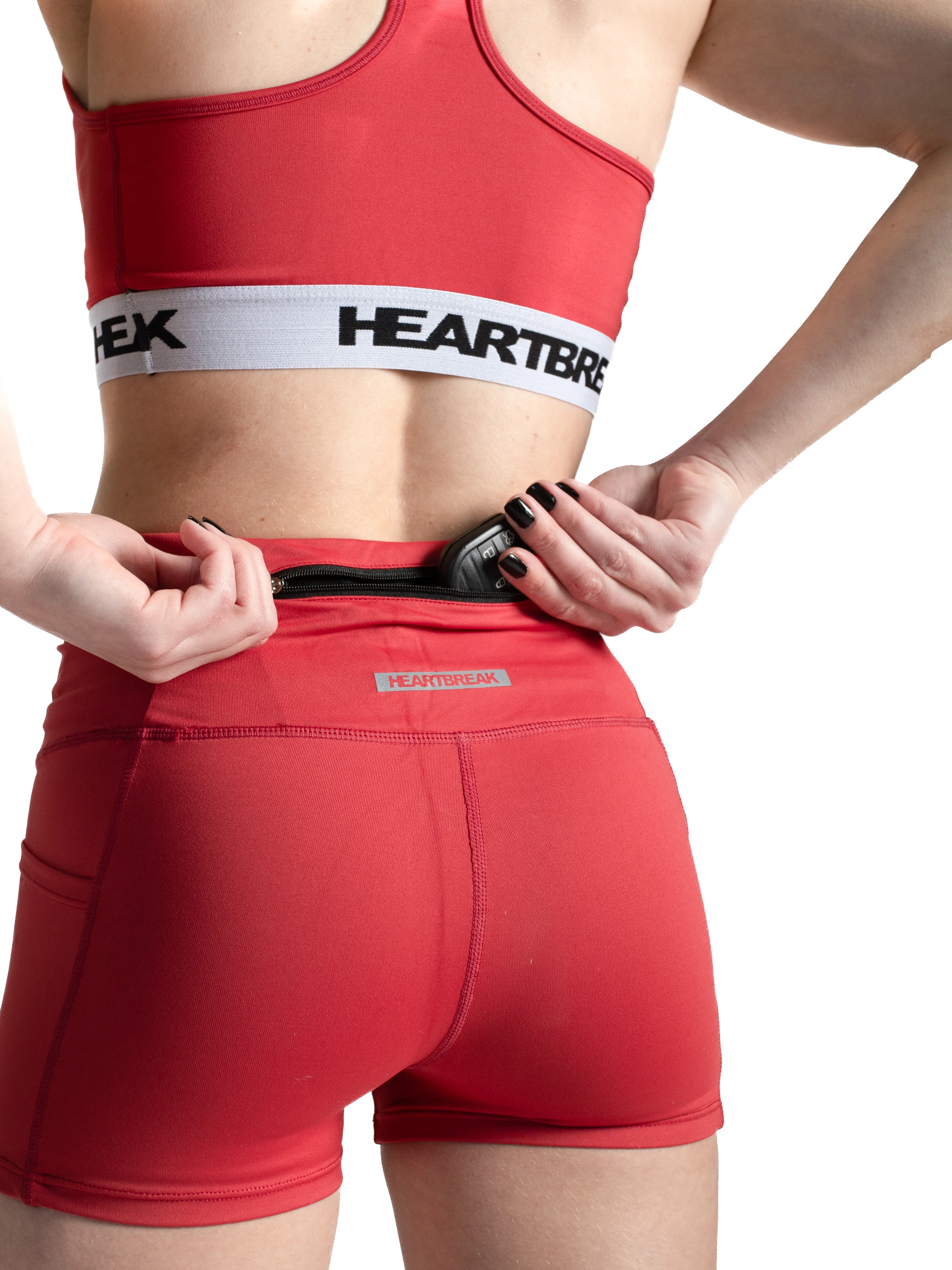Heartbreak Women's Triple Pocket 2" Running Shorts - Image 57