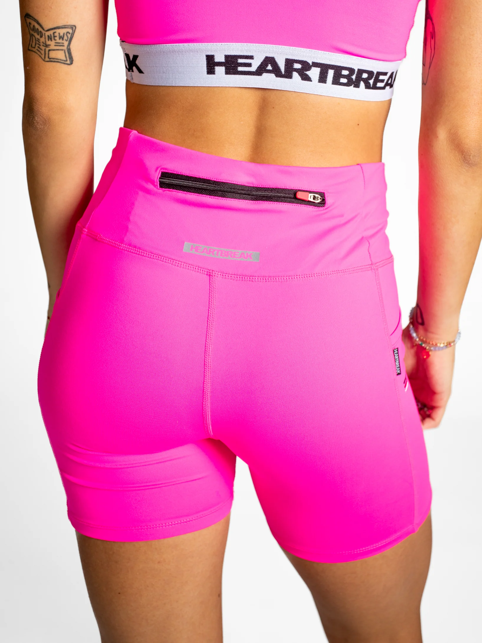 Heartbreak Women's Triple Pocket 5" Running Shorts - Image 12