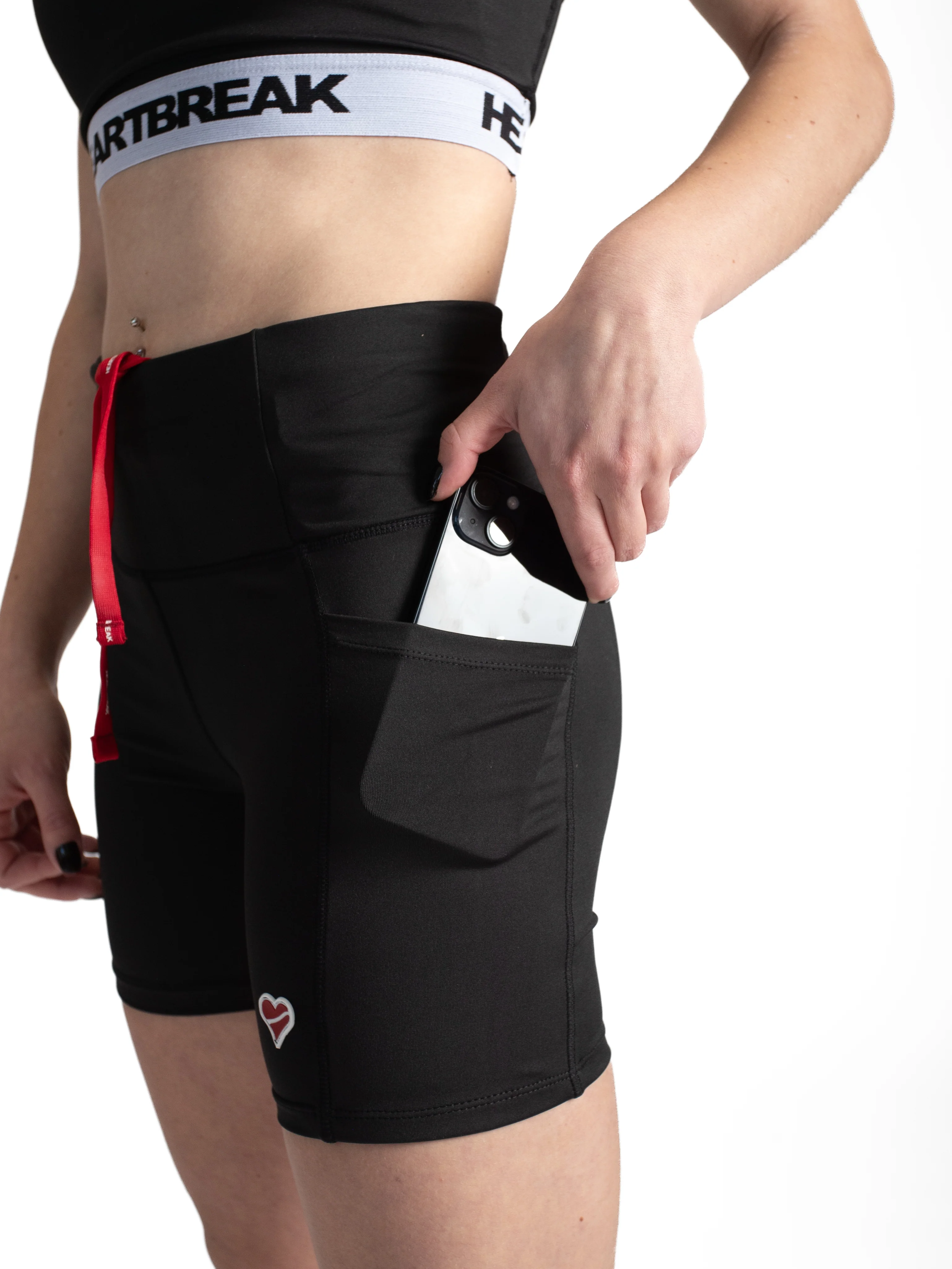 Heartbreak Women's Triple Pocket 5" Running Shorts - Image 52