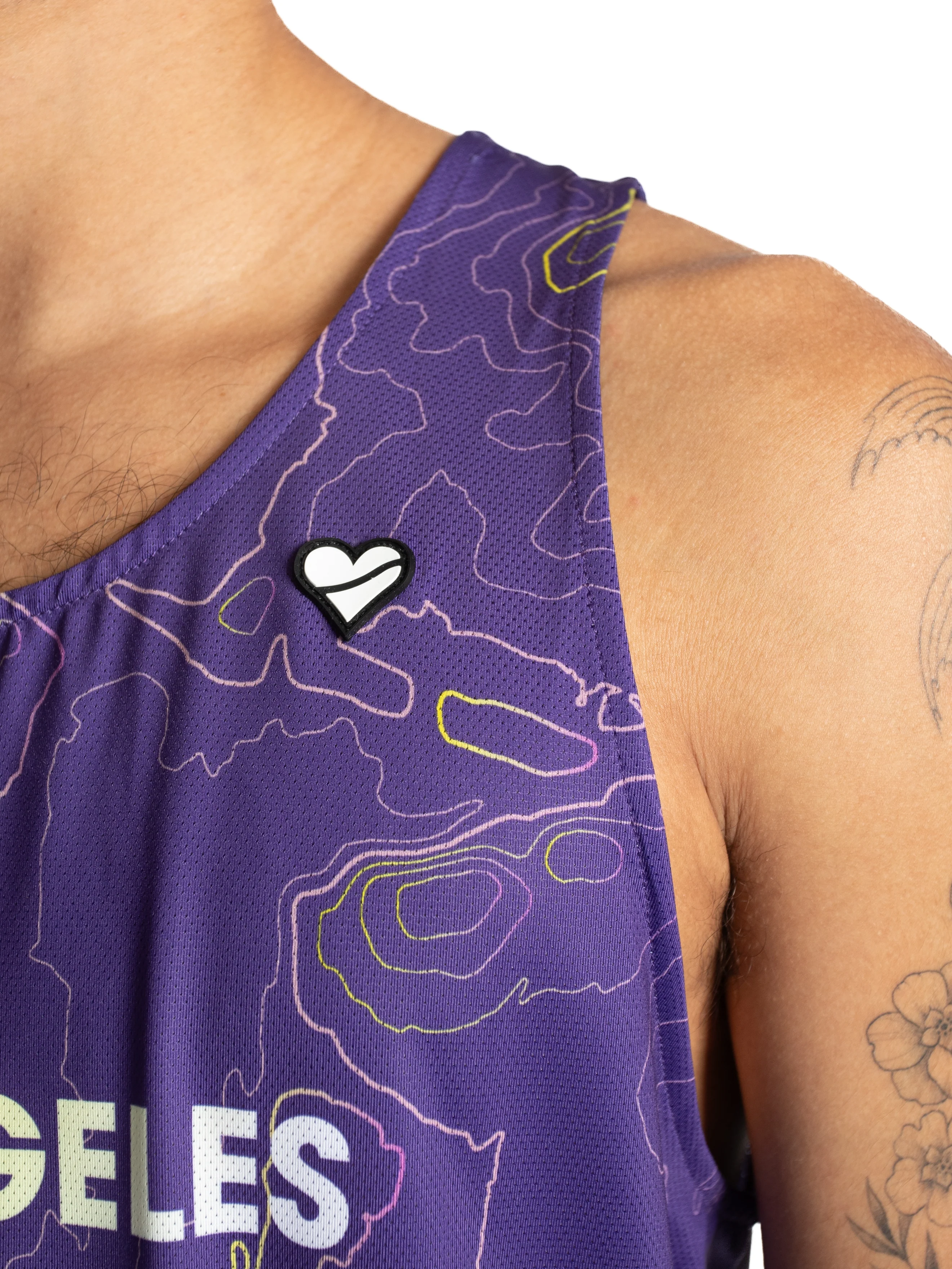 Heartbreak Men's Los Angeles Singlet - Image 4