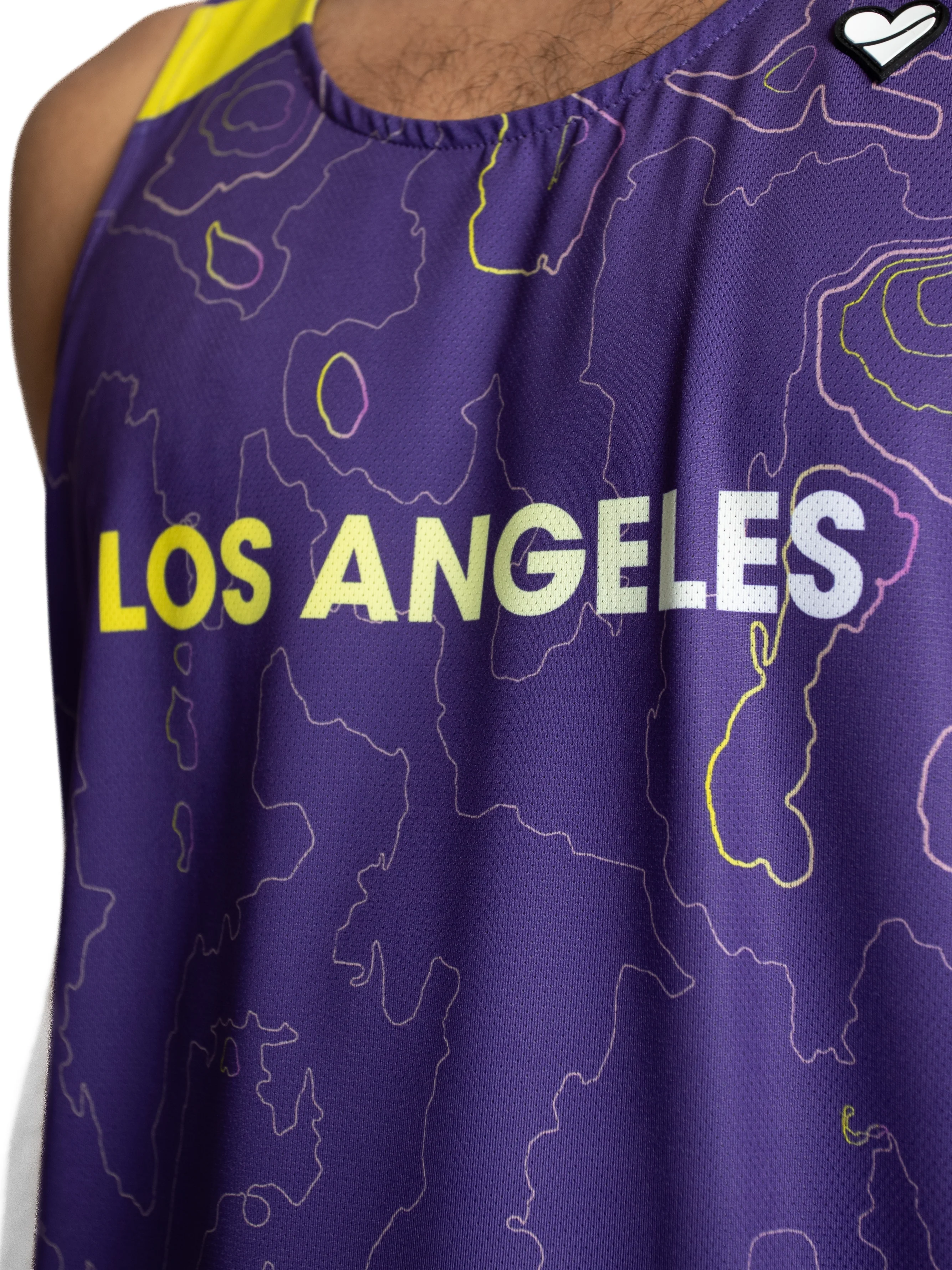 Heartbreak Men's Los Angeles Singlet - Image 5