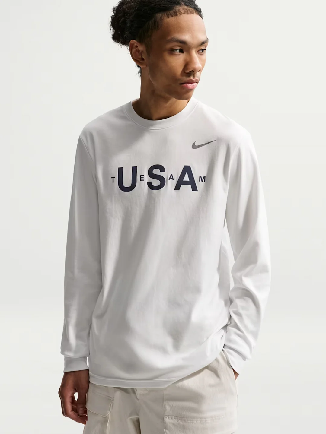 Nike Men's Team USA Primary Dri-FIT Long-Sleeve Top - Image 2