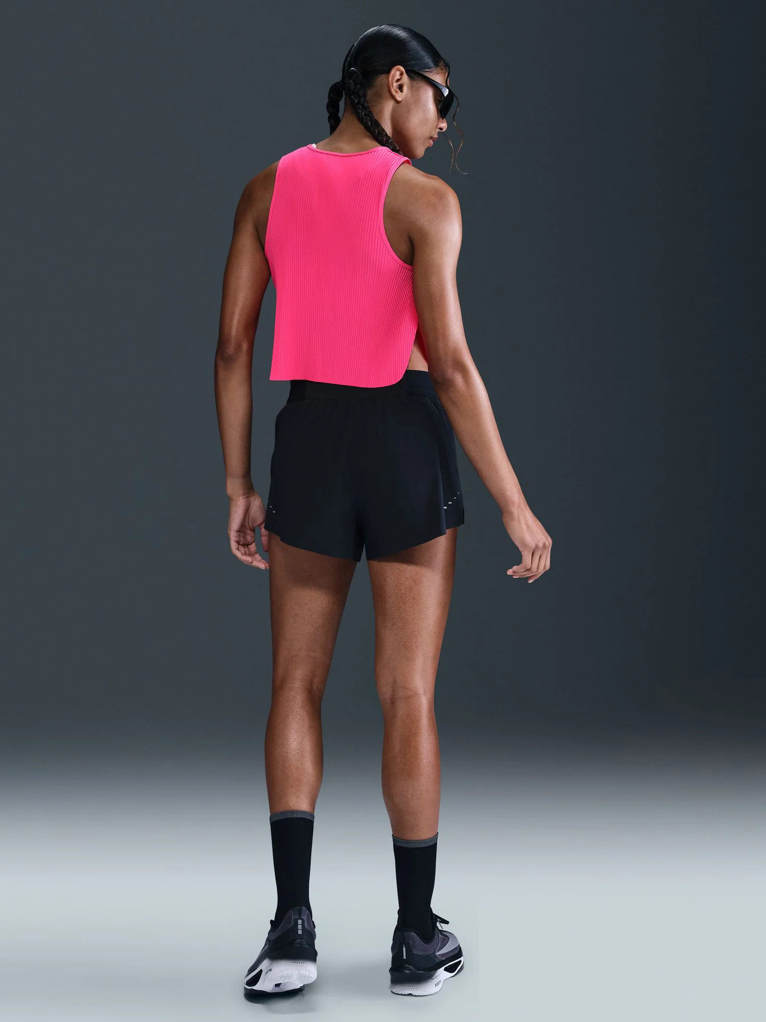 Nike Women's AeroSwift Dri-FIT ADV Cropped Running Tank Top - Image 4
