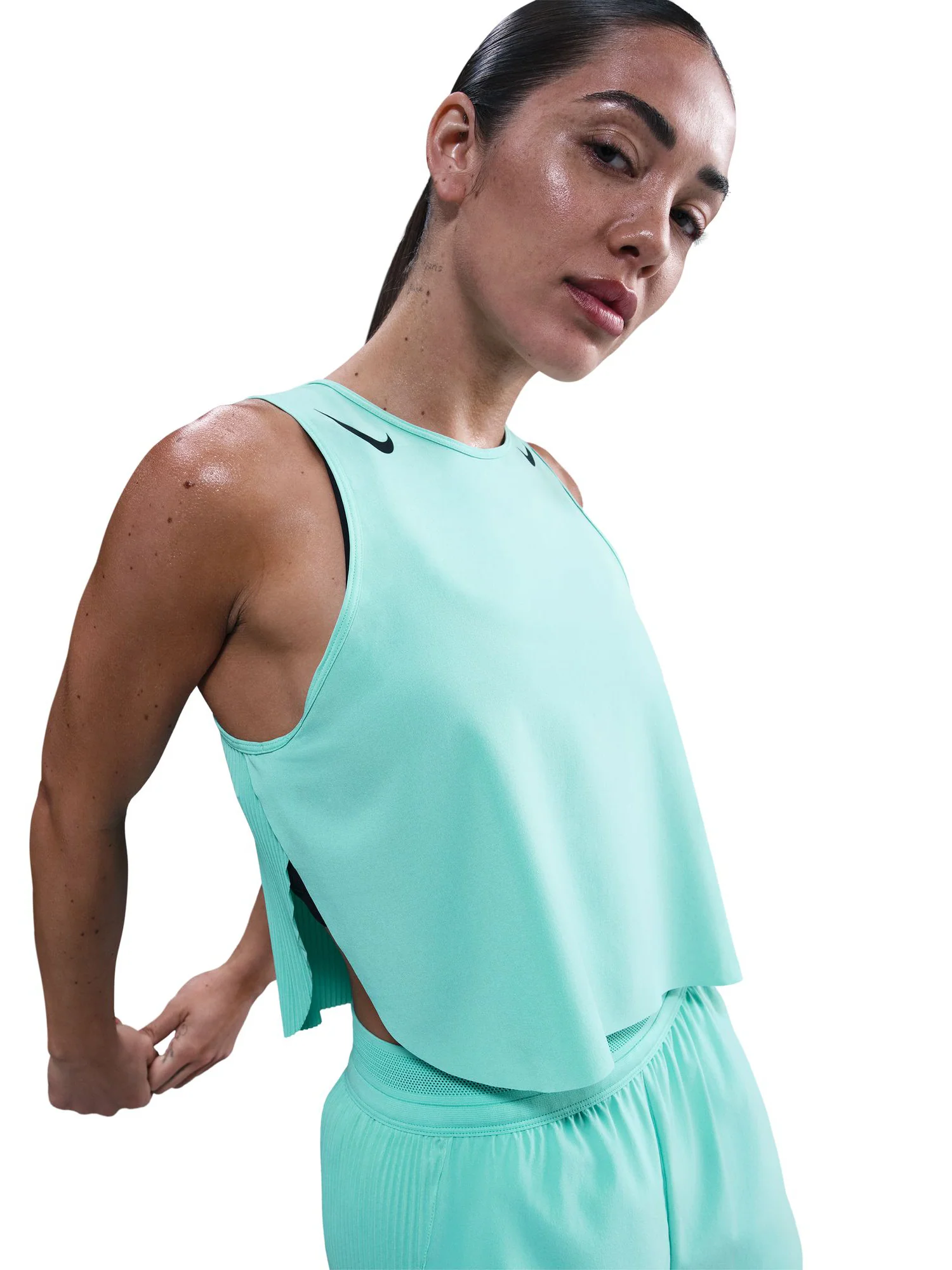 Nike Women's AeroSwift Dri-FIT ADV Cropped Running Tank Top - Image 17