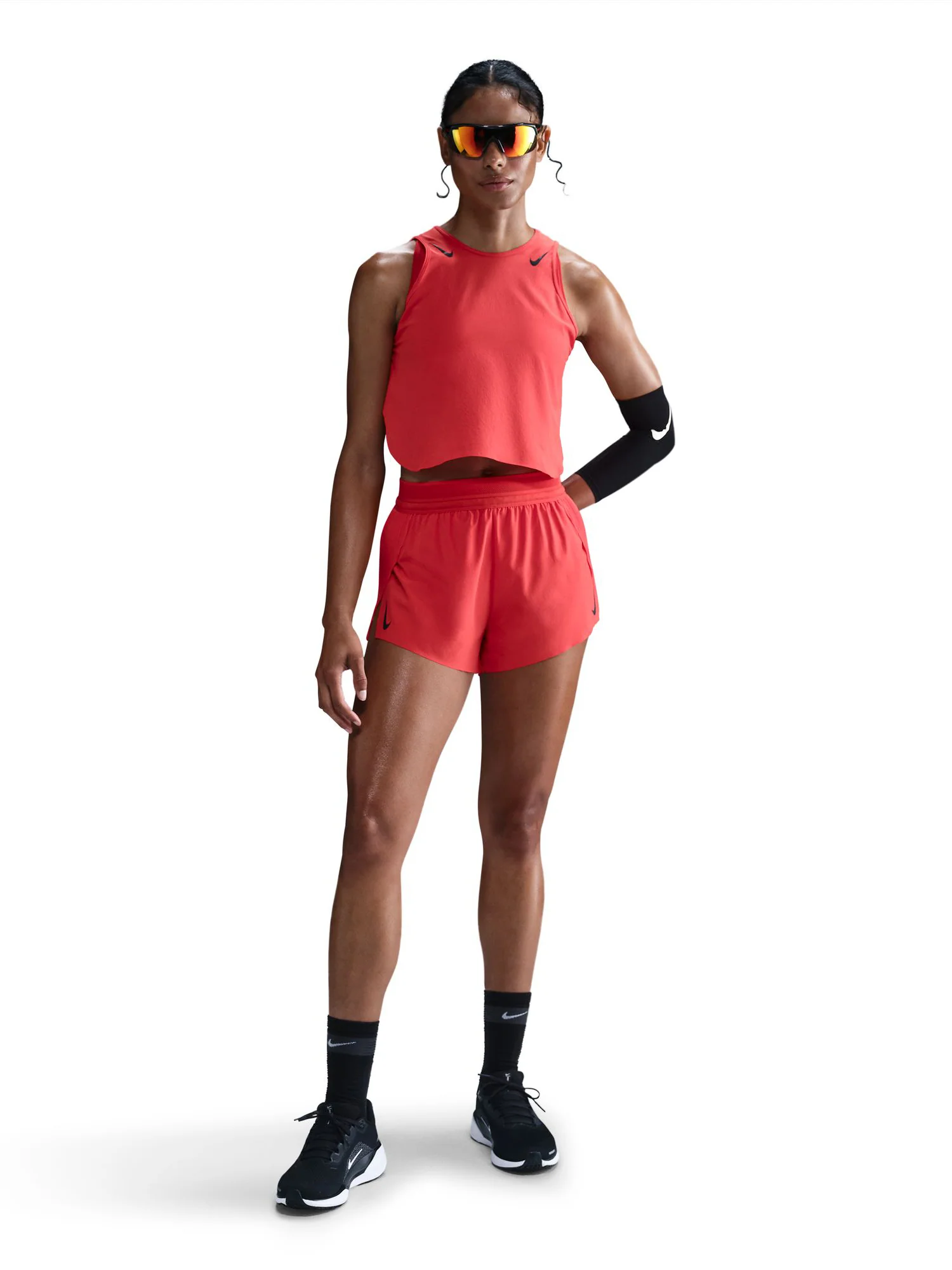 Nike Women's AeroSwift Dri-FIT ADV Cropped Running Tank Top - Image 2