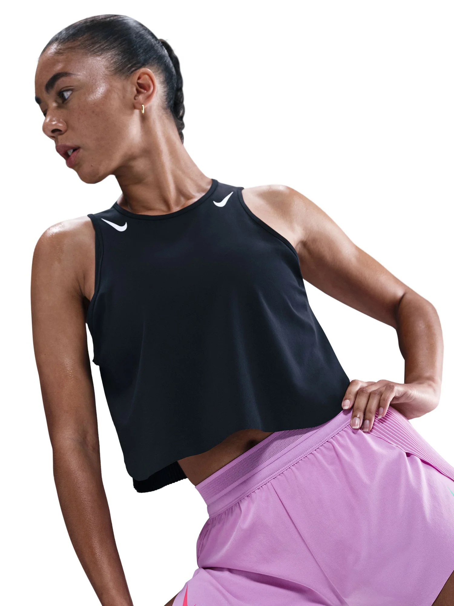 Nike Women's AeroSwift Dri-FIT ADV Mid-Rise 3" Brief-Lined Running Shorts - Image 3