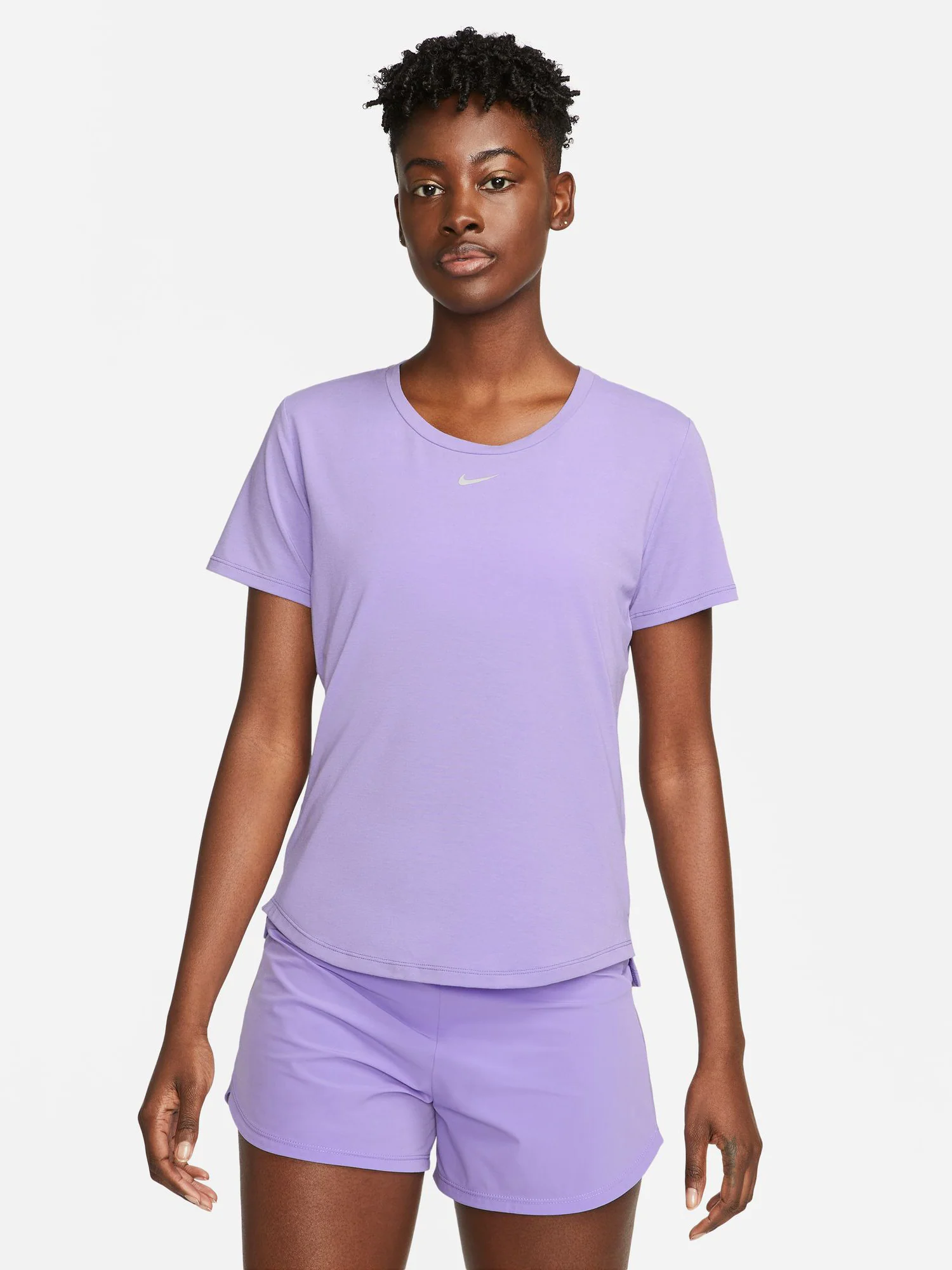 Nike Women's Dri-FIT UV One Luxe Short-Sleeve Top