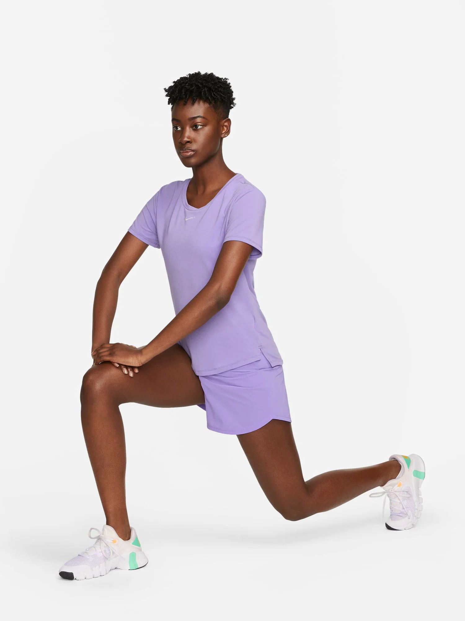 Nike Women's Dri-FIT UV One Luxe Short-Sleeve Top - Image 5