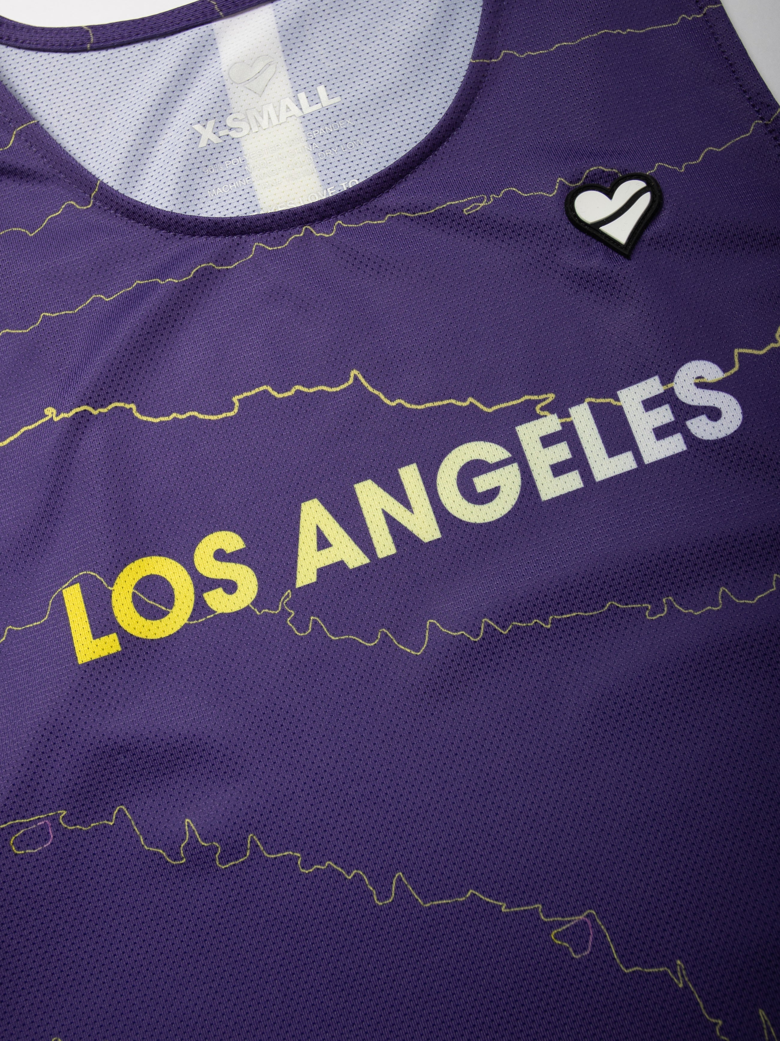 Heartbreak Women's Los Angeles Crop Singlet - Image 12