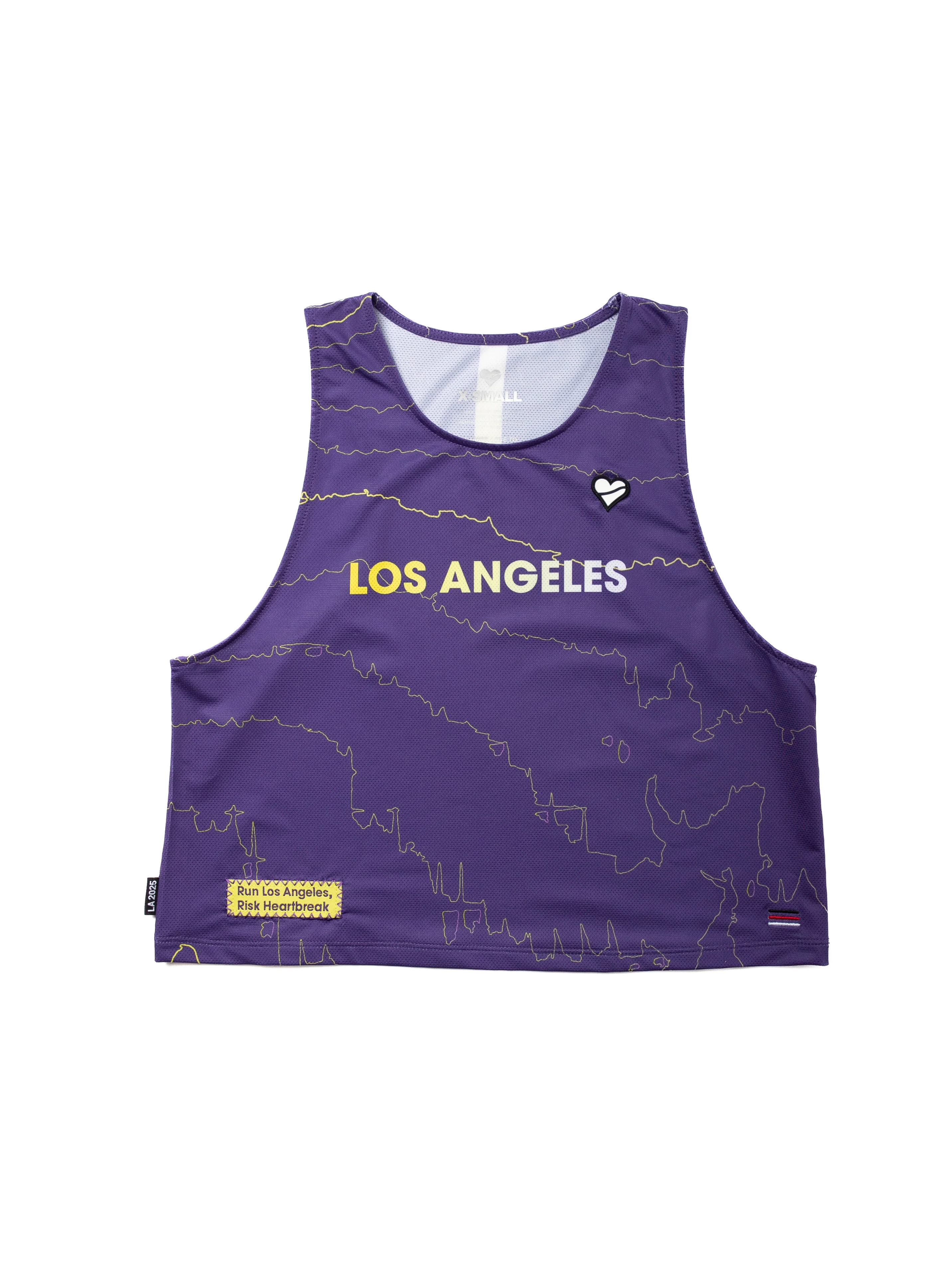 Heartbreak Women's Los Angeles Crop Singlet - Image 2