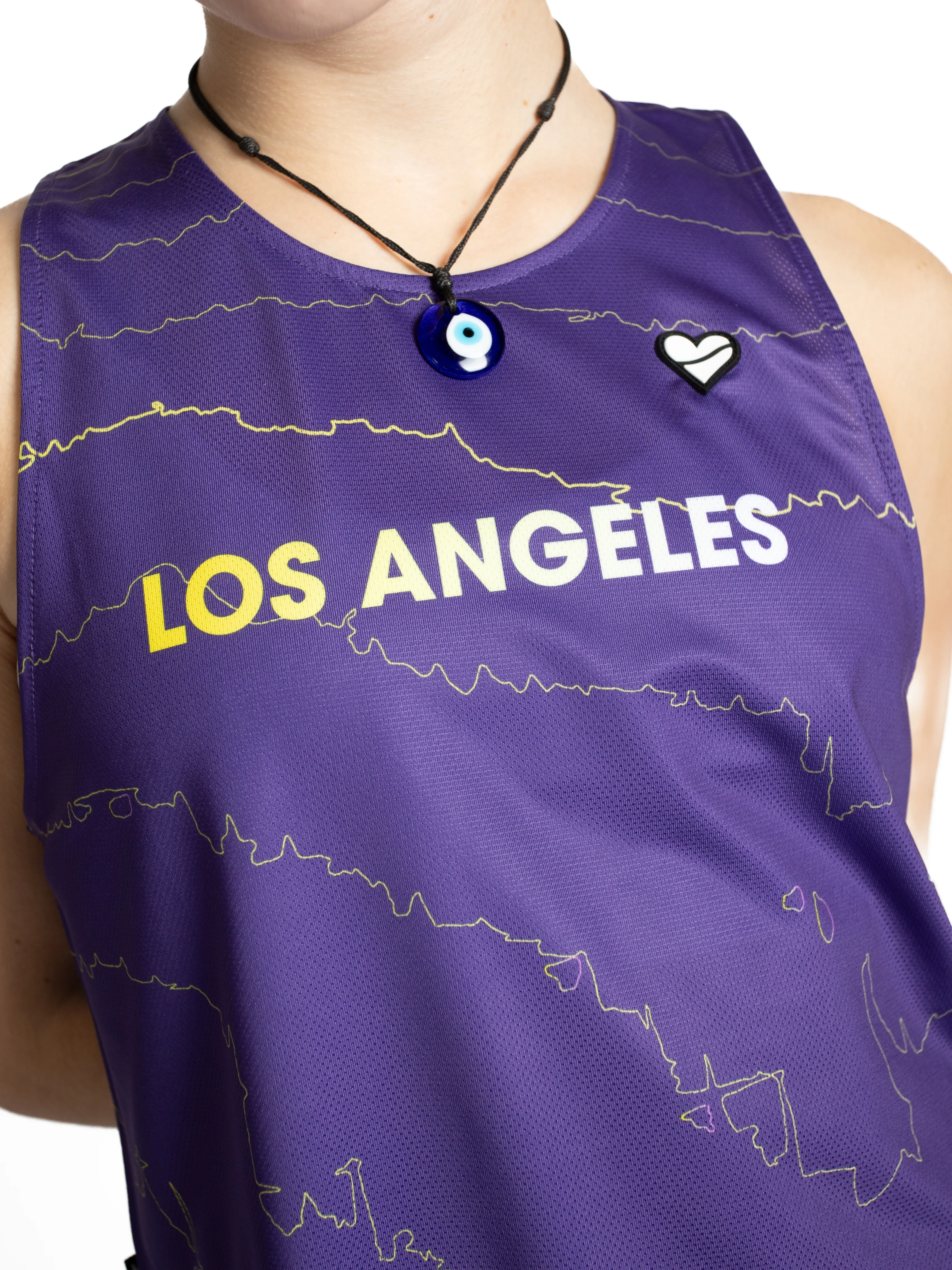 Heartbreak Women's Los Angeles Crop Singlet - Image 6